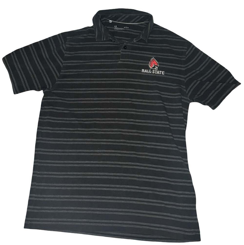 Under Armour Ball State Cardinals Performance Polo – Men's Large